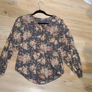 Lightweight floral Anthropologie top